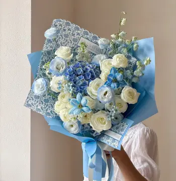 Bó Hoa "Giấc Mơ Xanh"